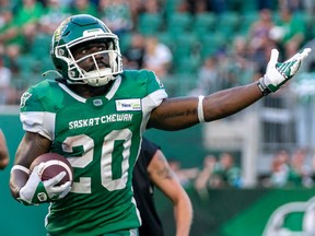 Frankie Hickson will be the Saskatchewan Roughriders' featured tailback in the absence of Jamal Morrow, who is out six to eight weeks with a broken hand.