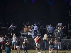 House band School of Rock performs during the Shake the Lake on Aug. 12, 2022 in Regina.