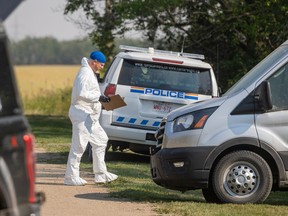 RCMP and crime scene investigators are on scene in Weldon after a stabbing spree that occurred on the morning of Sept. 4.