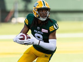Duron Carter, who was named the Saskatchewan Roughriders' most outstanding player in 2017, is now a member of the Edmonton Elks.