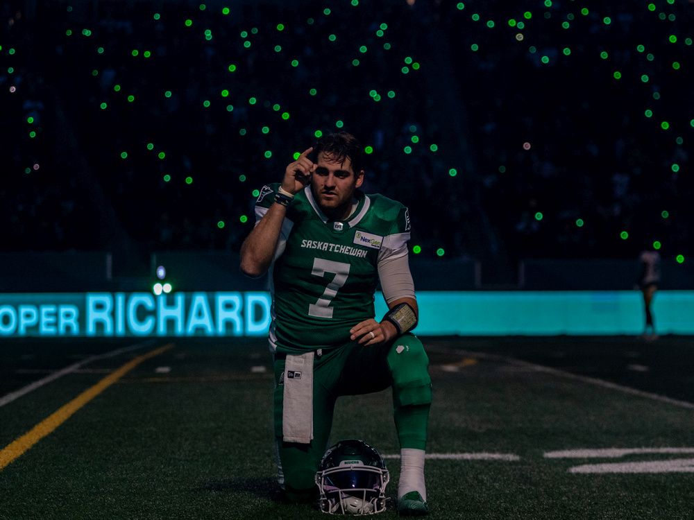 Roughriders' Cody Fajardo to miss season finale vs. Eskimos