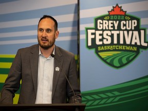 Saskatchewan Roughriders president-CEO Craig Reynolds is the co-chair of the 2022 Grey Cup Festival.