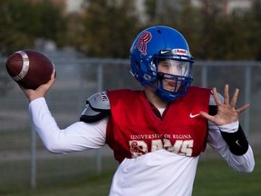 Riffel Royals quarterback Brayden Barcsik, in this file photo, threw for 308 yards and three touchdowns in Thursday's 45-0 RIFL victory over the O'Neill Titans.
