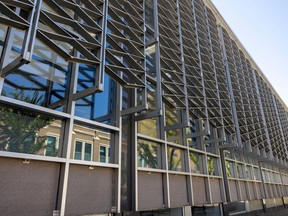 The north side of the Regina Public Library's central branch.