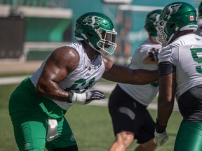 Saskatchewan Roughriders offensive tackle Jamal Campbell is prepared to take on the Winnipeg Blue Bombers in Sunday's Labour Day Classic.