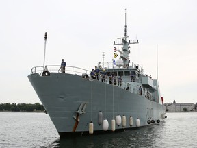 HMCS Kingston in 2016.
