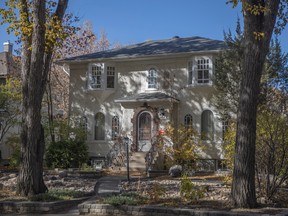 The facade of 77 Leopold Crescent, the Watchler Residence, on Wednesday, October 12, 2022 in Regina.