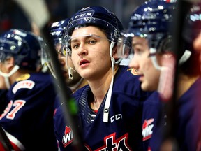 Tanner Howe scored the Regina Pats' lone goal in Sunday's 6-1 loss to the Winnipeg Ice.