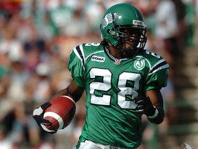 Kenton Keith is shown in 2006 — his fourth and final season as a game-breaking running back with the Saskatchewan Roughriders.