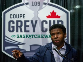 Toronto Argonauts general manager Michael (Pinball) 
Clemons is excited about the Grey Cup being in Saskatchewan.