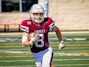 Regina Thunder receiver Isaac Foord is looking forward to Saturday's Canadian Bowl, which he is playing in memory of his mother.