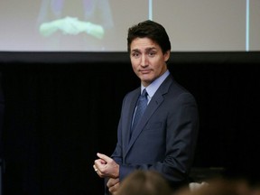 Prime Minister Justin Trudeau arrives late to testify before the Public Order Emergency Commission public inquiry.