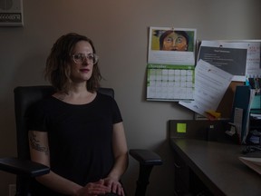 Regina Transition House executive director Stephanie Taylor, shown in her office Tuesday, strives to make the most of every dollar with the objective of benefiting families who are housed at the women's shelter.