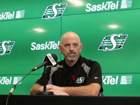 Roughriders head coach Craig Dickenson understands the need to rebuild the team on the offensive side of the ball.