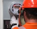 Pengukur daya SaskPower ditampilkan dalam foto file 2018 ini.