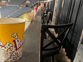 There is trash aplenty at the Brandt Centre following a typical Regina Pats home game.