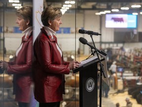 Federal Minister of Agriculture and Agri-Food Marie-Claude Bibeau visited the Canadian Western Agribition and met with industry stakeholders to speak about trade in Regina on Dec. 3.