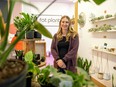 Kait Waugh is the owner of Fat Plant Farms, stands inside her store on Monday, December 5, 2022 in Regina.  Waugh announced her store will be closing for good at the end of this month.