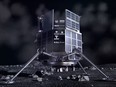 Image from simulation video of the HAKUTO-R commercial lunar lander.