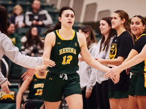 Jade Belmore, 12, is living a dream by playing for the University of Regina Cougars women's basketball team.