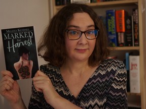 Regina's Melissa Kendall recently published her first book, a novel called Marked for Harvest. Photo supplied by Melissa Kendall.