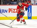 Connor Bedard dari Regina Pats, ditampilkan dalam foto file ini, mencetak gol ke-45 musim ini - dalam pertandingan ke-38 - selama kekalahan WHL 5-1 hari Minggu dari tuan rumah Medicine Hat Tigers.