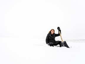 Marie-Veronique Bourque is a Regina-based flute player who recently released a single about shovelling snow.