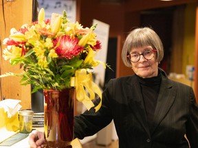 Pat Sotropa, owner of Harry's Hi-Fi, inside the store on Thursday, January 19, 2023 in Regina. She is retiring after the March 31 closure and has been running the business herself since her husband, Harry, passed on in 2022.