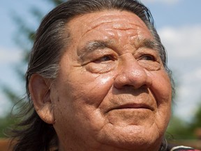 Billy Two Rivers at his home in Kahnawake near Montreal Thursday, July 2, 2015. Two Rivers, former band councillor in Kahnawake, was a negotiator during the Oka crisis of 1990. The Mercier bridge, was blocked in a move of solidarity with Mohawks in Kanesatake after the Sûreté du Québec raided their territory July 11, 1990.