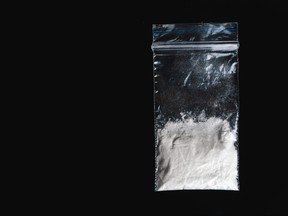 Cocaine in plastic packet is pictured in this file photo.