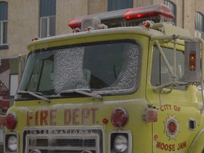Archive image of Moose Jaw fire truck.