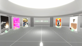 Screenshot of the lobby of a digital exhibition from curator Katie Micak, titled There Is No Centre, hosted by the MacKenzie Art Gallery.