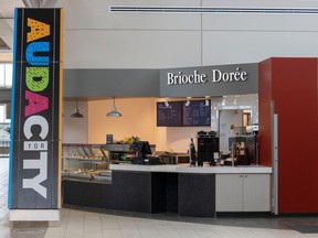 Meals and buying now on essential flooring at YQR airport