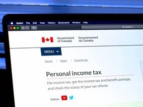 Almost half of the average Canadian family's income goes to taxes.