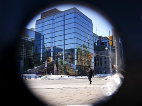 The Bank of Canada is pictured in Ottawa on Monday, March 6, 2023. The Bank of Canada is set to announce its interest rate decision this morning, with markets widely expecting the central bank to hold its key rate.