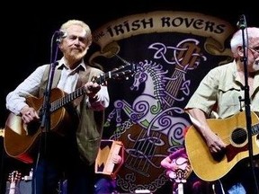 George Millar (left) and Ian Millar (right) of the Irish Rovers. Photo by Hamish Burgess.