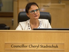 Coun. Cheryl Stadnichuk will replace Coun. Dan LeBlanc as the non-voting board member on Community and Social Impact Regina. Her appointment was unanimously approved Wednesday.