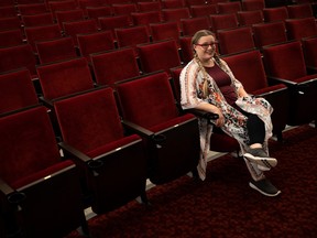 Regina Music Festival production manager Robin Tinani sits in Regina's Darke Hall, which is one of the venues for the festival.