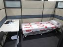 A shelter space as arranged at The Gathering Place: New Beginnings, located at the The Nest Health Centre on Thursday, January 26, 2023 in Regina.