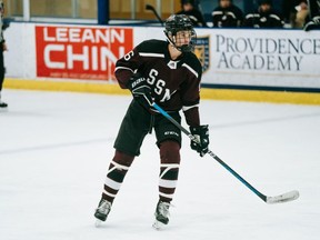 Parker Trottier playing for Shattuck St. Mary's