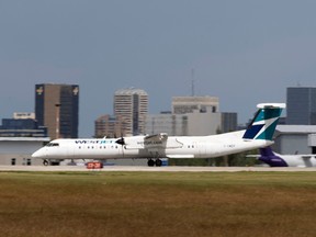 Plane at Regina Airport