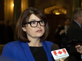 Opposition leader Carla Beck was removed from the legislative assembly for unparliamentary language during Wednesday's question period.