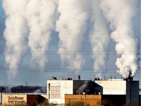 The Queen Elizabeth Power Station in Saskatoon, Saskatchewan is seen in this January 2014 photo.