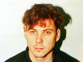 Paul Bernardo is pictured in Kingston Penitentiary on Nov. 8, 1995.