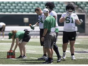 Riders offensive line
