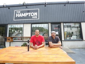 Brothers Thabo and Tiro Mthembu (right) are co-owners of The Hampton Hub restaurant in Regina.