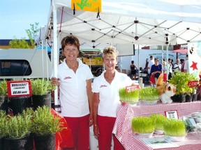 Fran Eldridge (left) and her partner Leah Currie.