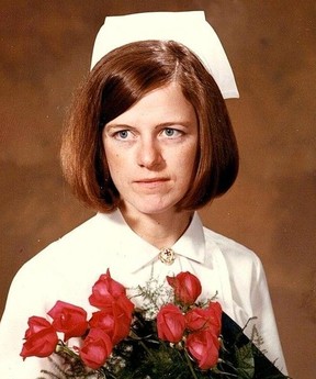 Fran Eldridge graduated from nursing school in Edmonton in 1967.
