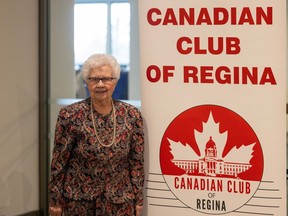 Amber MacLeod is a long-time volunteer and past president of the Canadian Club of Regina.