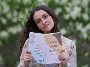 Olivia Marie Lynn has published a book of poetry titled 'broken can be beautiful.